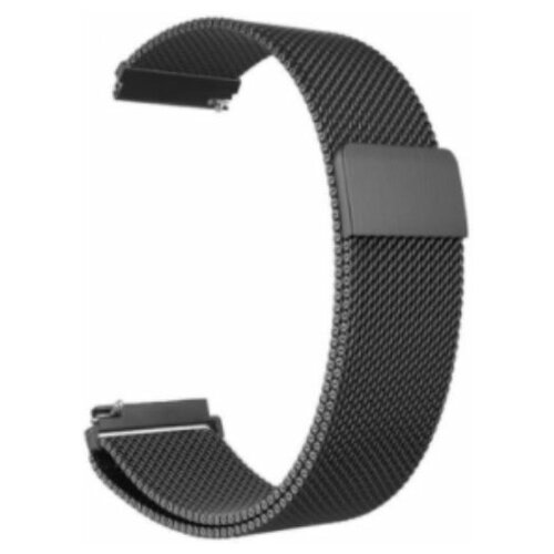 фото Xiaomi браслет миланская петля 22мм для часов amazfit gtr 47mm, haylou ls05 (темно-серый)