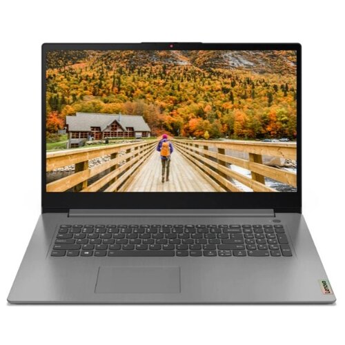 фото Ноутбук lenovo ideapad 3 17alc6 ryzen 5 5500u 8gb ssd 512gb amd radeon graphics 17,3 fhd ips cam 38вт*ч no os серый 82kv004drk