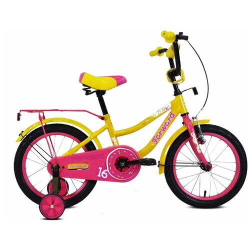 фото Детский велосипед forward funky 16 (2020) бирюзовый/желтый (требует финальной сборки)