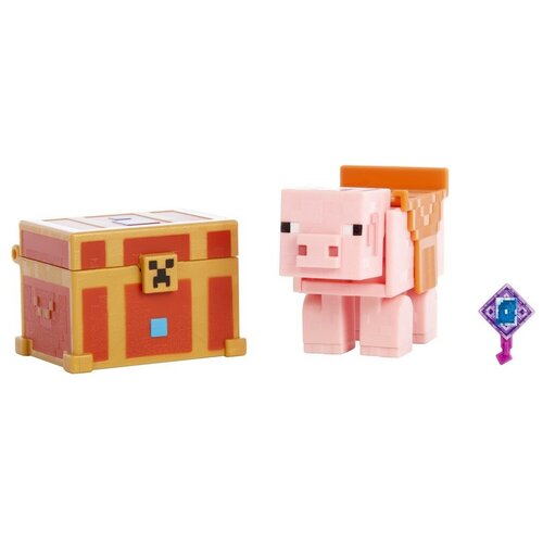 фото Игровой набор mattel minecraft gnc29 подземелье. свинья-копилка