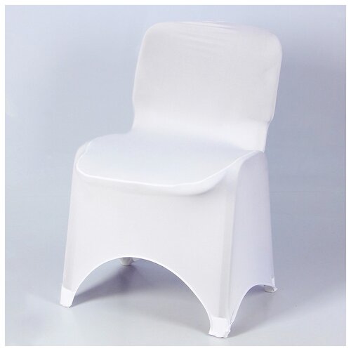 фото Чехол свадебный на стул, белый 2872681 сима-ленд