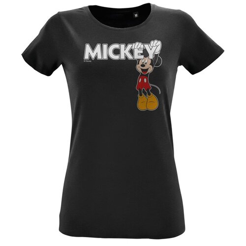 фото Футболка женская mickey, черная, размер m disney by 111
