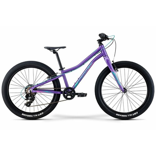 фото Подростковый велосипед merida matts j.24+ eco, год 2022, цвет фиолетовый-розовый