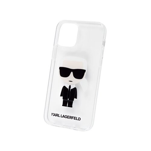 фото Панель-накладка karl lagerfeld ikonik karl hard transparent для iphone 12/12 pro