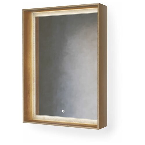 фото Зеркало raval frame 75 дуб сонома с подсветкой (сенсор) (fra.02.75/ds)