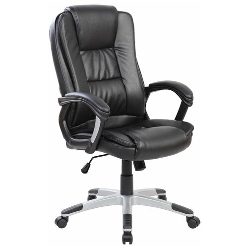 фото Компьютерное кресло рива rch 9211 для руководителя, обивка: искусственная кожа, цвет: черный