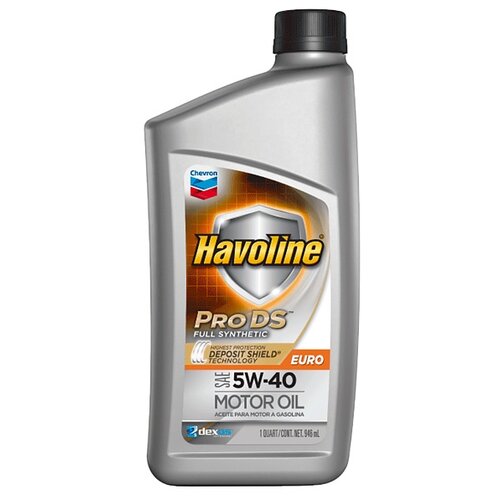 фото Синтетическое моторное масло chevron havoline prods full synthetic euro 5w-40, 0.946 л