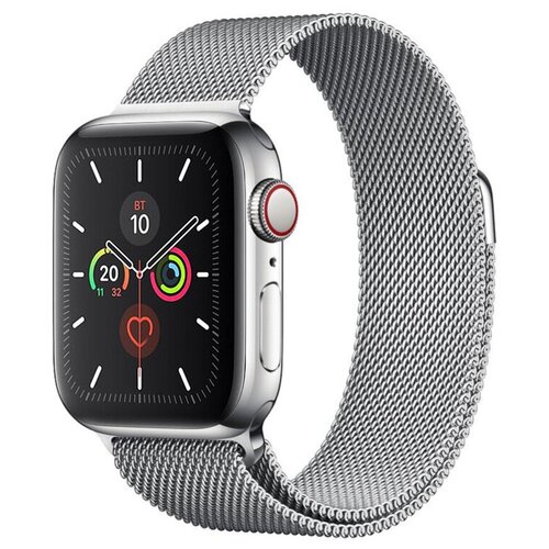 фото Jolly|металлический ремешок для apple watch 3 / 4 / 5 / 6 / se миланская петля 42/44 mm / milanese loop (браслет для часов эппл вотч 42/44 мм), розовый