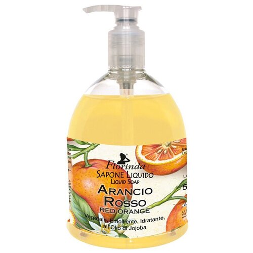 Купить Жидкое мыло FLORINDA Arancio Rosso / Красный Апельсин 500 мл