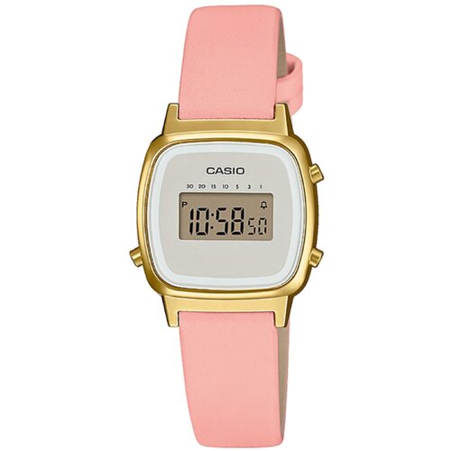 фото Casio la-670wefl-4a2 женские японские наручные часы с секундомером, таймером, будильником и календарем