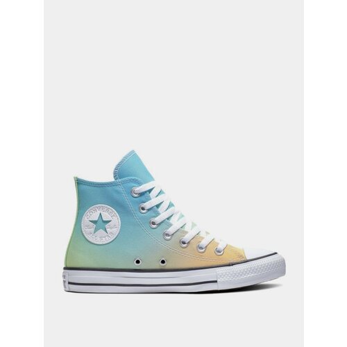 фото Кеды converse chuck taylor all star chuck taylor all star a00545, демисезон/лето, повседневные, высокие, размер 38 eu, мультиколор