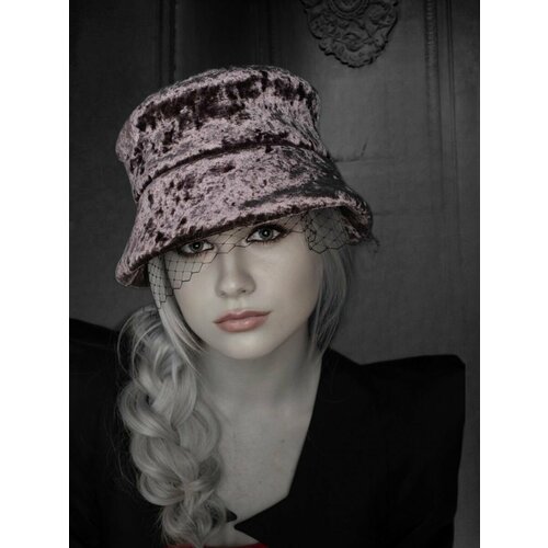 фото Шляпа valiosa шляпа мягкая, размер 54/58, фиолетовый