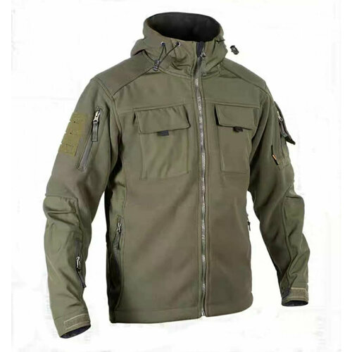 фото Тактическая флисовая куртка 7,26 оливковая xxl 7.26 gear