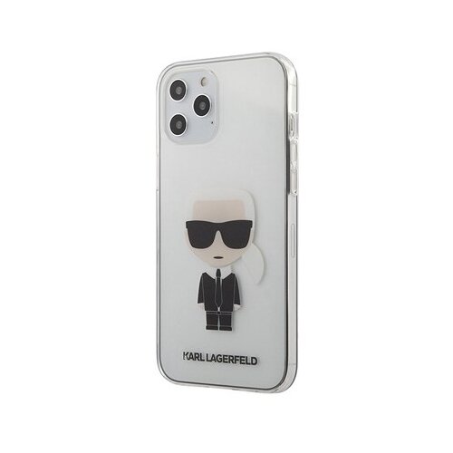 фото Панель-накладка karl lagerfeld ikonik karl hard transparent для iphone 12 pro max