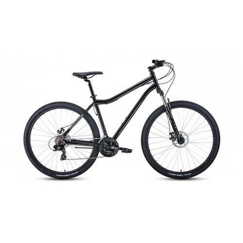 фото Forward горный (mtb) велосипед forward sporting 29 2.2 disc черный/темно-серый 19" рама (2021)