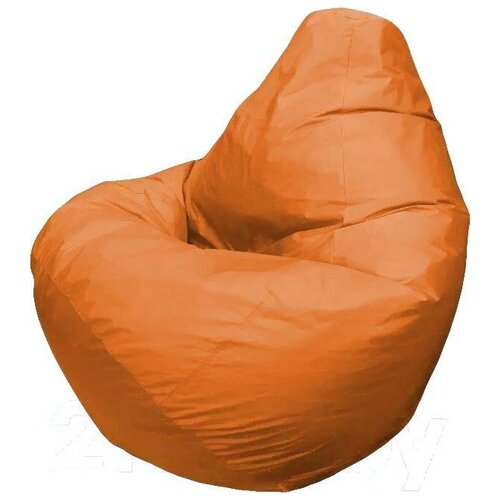 фото Бескаркасное кресло flagman груша мега оранжевый