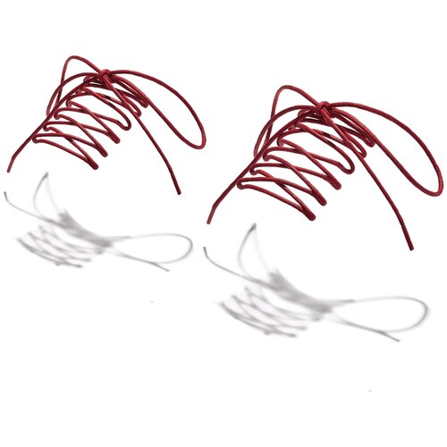 фото Шнурки для обуви "горная сказка" красная жара (красный) 180 см