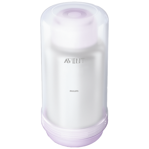 фото Подогреватель-термос philips avent scf256, белый/фиолетовый