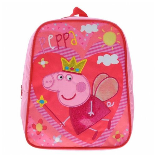 фото Росмэн рюкзак свинка пеппа королева (29311), розовый