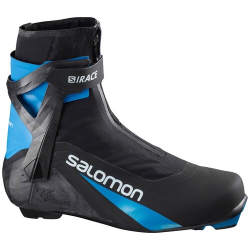 фото Ботинки для беговых лыж salomon s/race carbon skate prolink (2020-2021) black/blue, р. 10