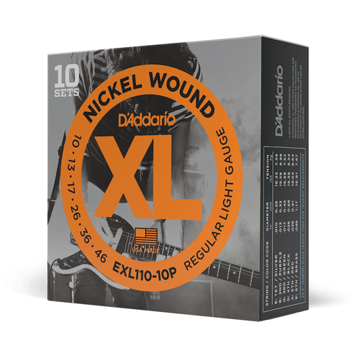 фото D'addario exl110 10p струны для электрогитары