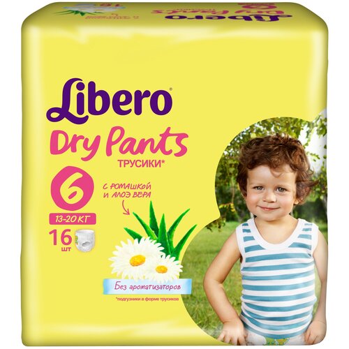 фото Libero трусики dry pants 6 (13-20 кг), 16 шт.