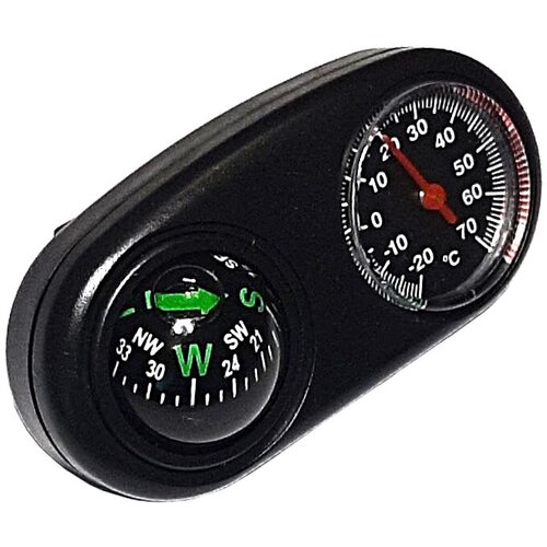 фото Многофункциональный автомобильный компас с термометром a2dm