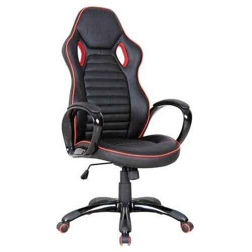 фото Компьютерное кресло signal q-105 игровое, обивка: искусственная кожа, цвет: черный/красный