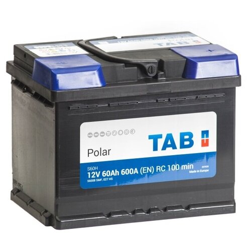 фото Аккумулятор tab polar 60 ач 600а (56008 smf)