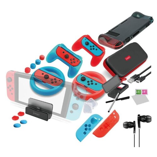 фото Набор аксессуаров ipega «accessories bundle» 36 в 1 (pg-sw032) (nintendo switch)