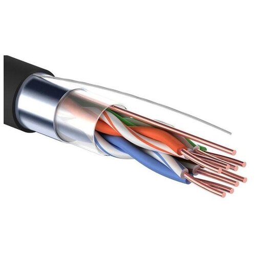 фото Витая пара в катушке экранированная proconnect 01-0154 ftp 4pr 24awg cat5e outdoor (305 метров), катушка