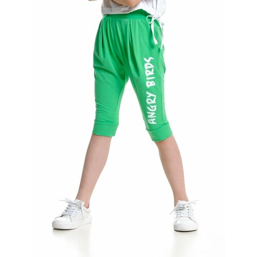 фото Бриджи mini maxi для девочек, размер 92, зеленый