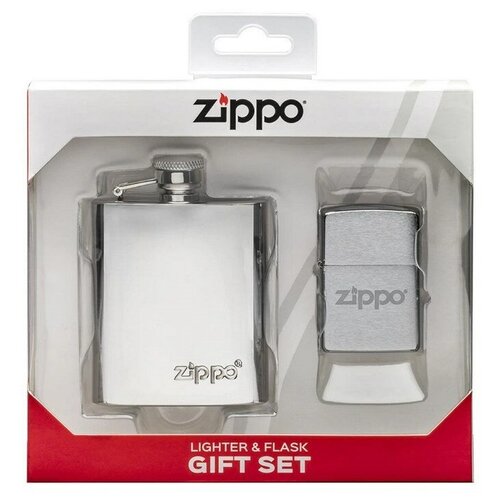 фото Подарочный набор zippo фляжка и зажигалка 49098