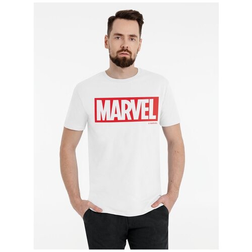 фото Футболка marvel, белая, размер xxl marvel by 111