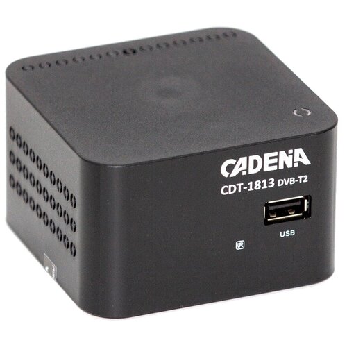 Фото - DVB-T2 приставка CADENA CDT-1813 ресивер cadena cdt 100 черный dvb t2
