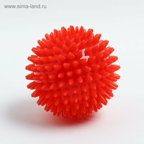 фото Мяч массажный d = 9 см, цвет красный россия