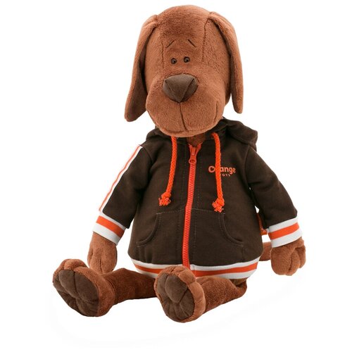 фото Мягкая игрушка orange toys пёс барбоська в толстовке, 30 см