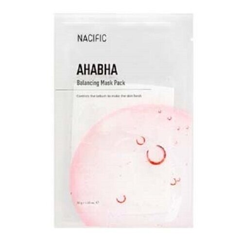 фото Nacific ahabha balancing mask pack балансирующая маска с aha и bha кислотами, 5шт.