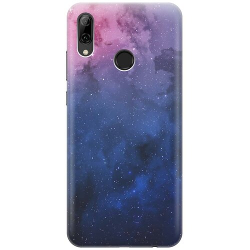 фото Ультратонкий силиконовый чехол-накладка для huawei p smart (2019) / honor 10 lite с принтом "звездное зарево" gosso