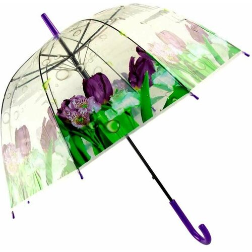 фото Зонт-трость фиолетовый universal umbrella