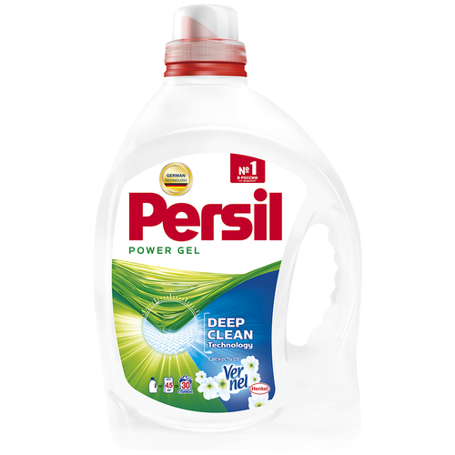 фото Гель для стирки persil свежесть от vernel deep clean technology, 1.95 л, бутылка