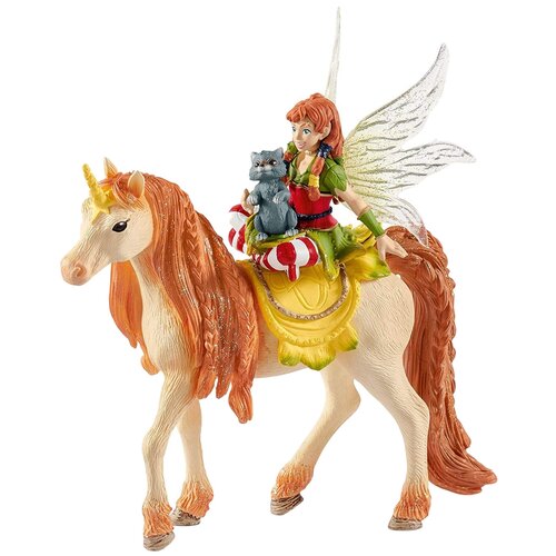 фото Игровой набор schleich эльфийка марвин на сверкающем единороге 70567