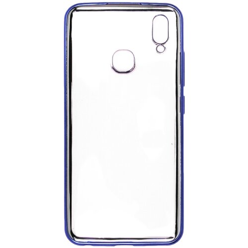 фото Чехол-накладка vivo 1902001/1902002/1902003 (поликарбонат, полиуретан) для vivo y91/y91i синий