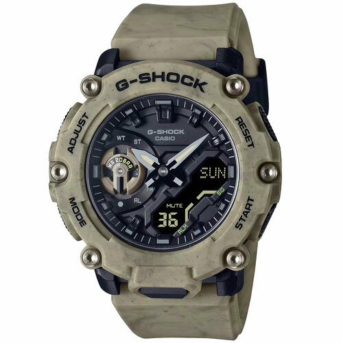 фото Наручные часы casio g-shock, зеленый, черный