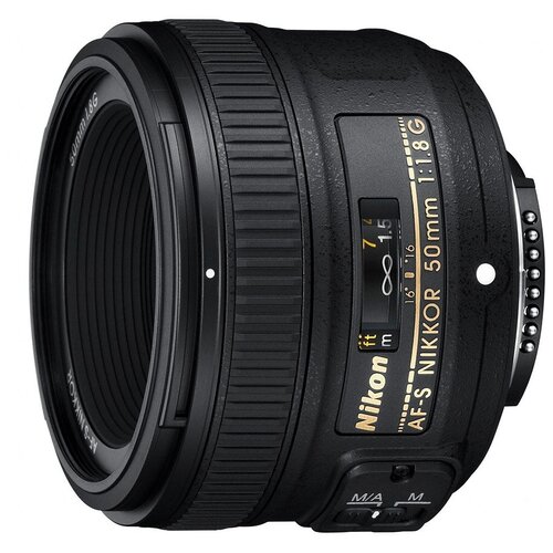 Объектив Nikon 50mm f/1.8G AF-S Nikkor черный