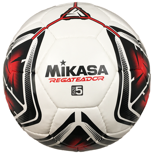 фото Футбольный мяч mikasa regateador белый/красный/черный 5