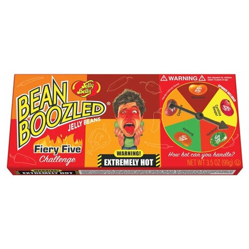 фото Острые драже jelly belly bean boozled fiery five (игра с крутящимся диском) (сша), 100 г