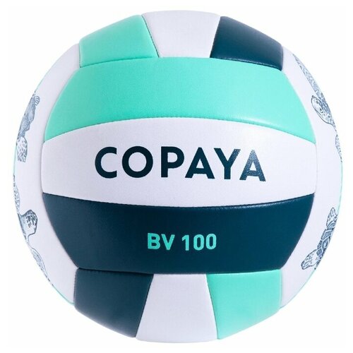 фото Мяч для пляжного волейбола зеленый bvbs100 copaya x декатлон decathlon