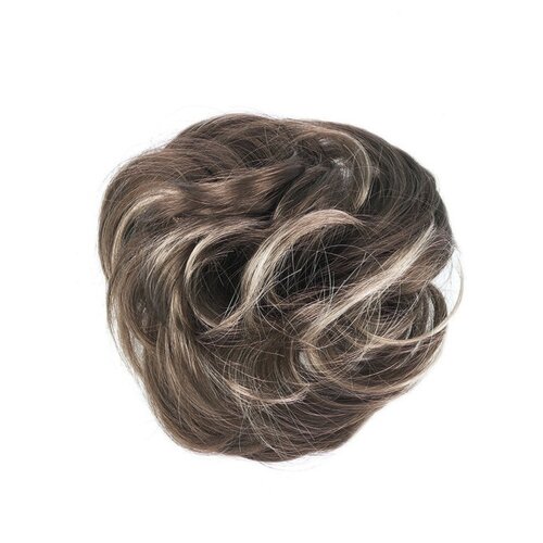 фото Шиньон-резинка из искусственных волос my beauty hair коричневый-мелированный