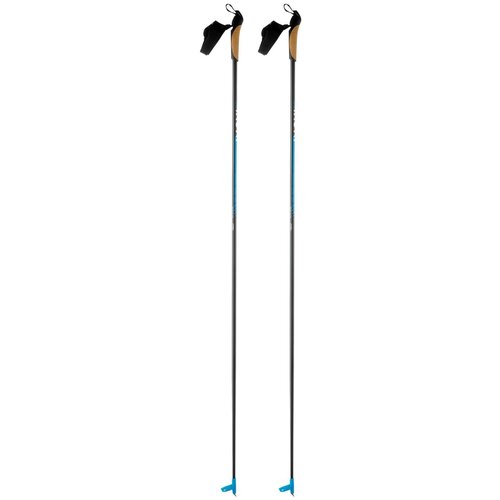 фото Лыжные палки decathlon inovik xc s pole 530, 155 см, черный/синий